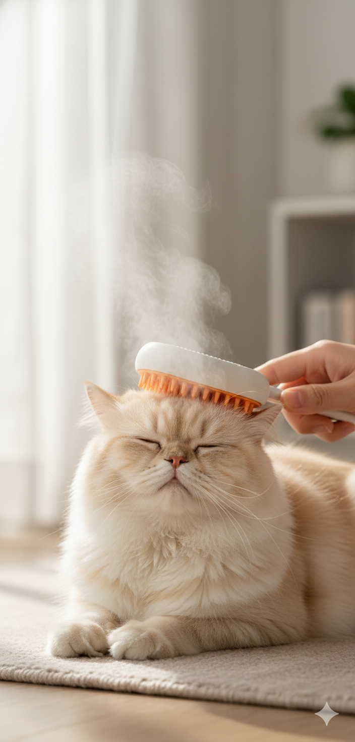 Brosse de toilettage à vapeur