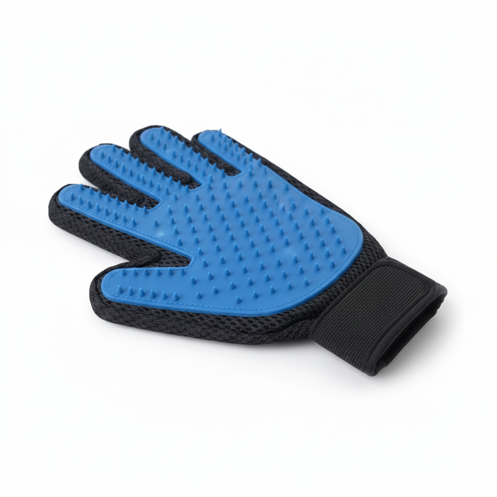 Gant de toilettage en silicone